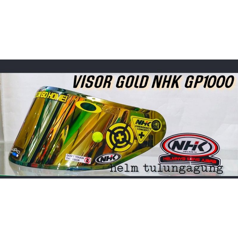 flat visor iridium  NHK gp1000  paket ganteng spoiler NHK gp1000 termurah