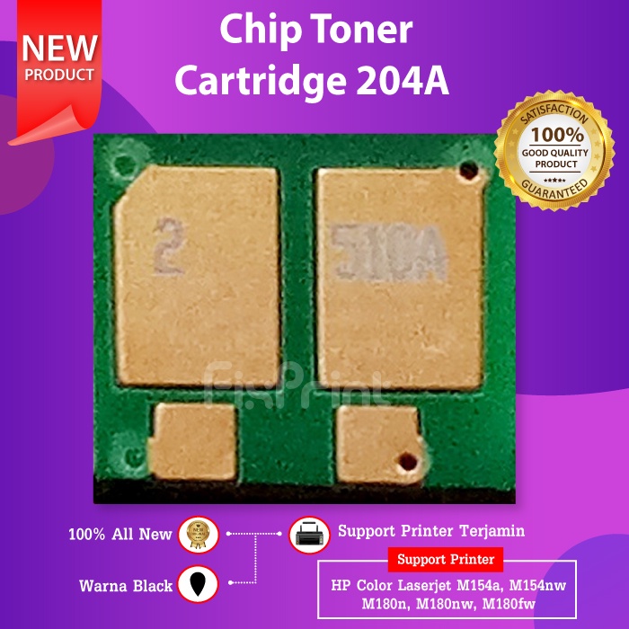 Chip Toner Cartridge 204A CF510A CF511A CF512A CF513A Printer HP M154a M154nw M180n M180 M181 M181fw