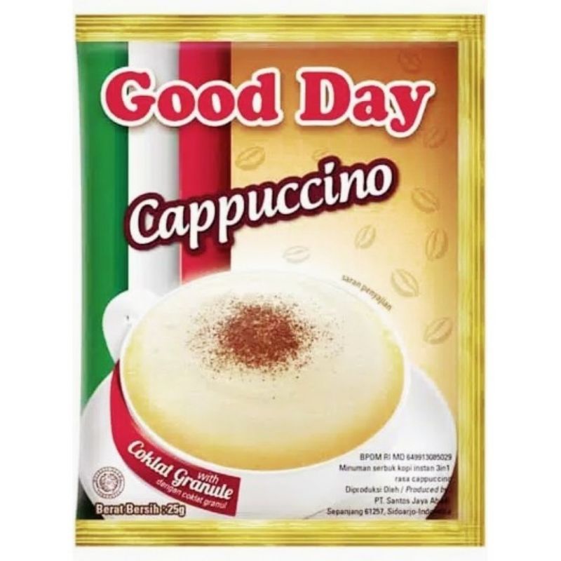 

Good Day Cappucino choco granule 25x10 sachet