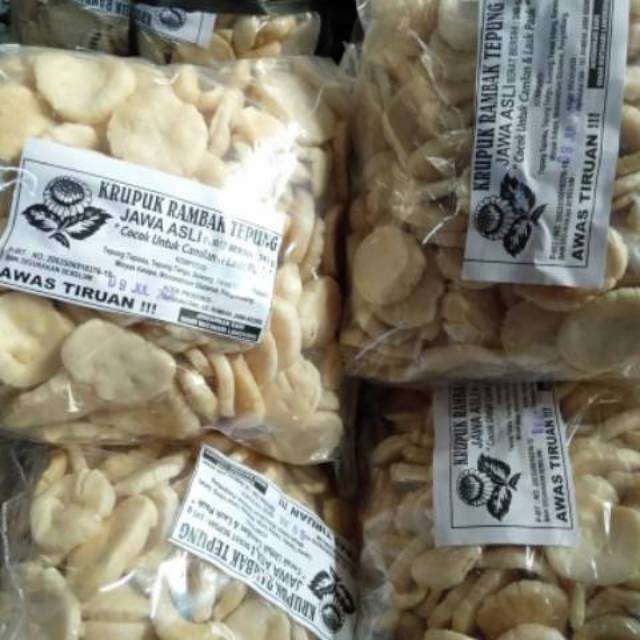 

Krupuk Rambak Tepung Jawa Asli Kediri/ Rasa Original