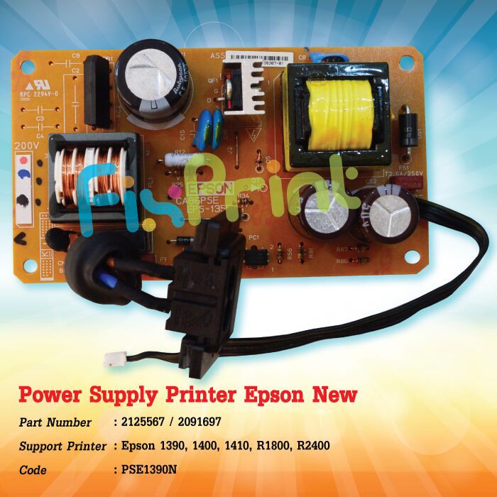 Power Supply Unit Printer Epson 1390 1400 1410 R1800 R2400 Original