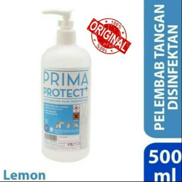 Hand Sanitizer Prima Protect+ 500ml ( cairan anti lengket bukan gel )