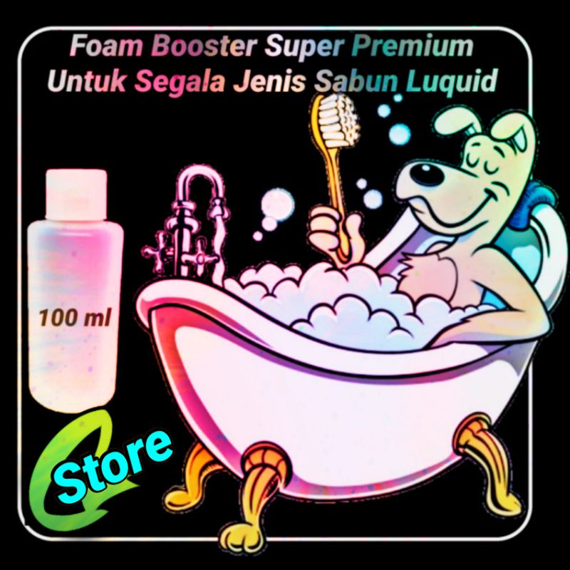 Foam Booster 100 ml Penambah Busa Dan Pengental Sabun Cair