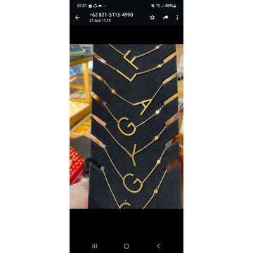 

kalung huruf