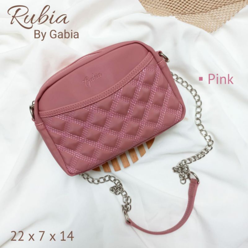 Ready RUBIA SLINGBAG CHOCOLY BY GABIA BAG