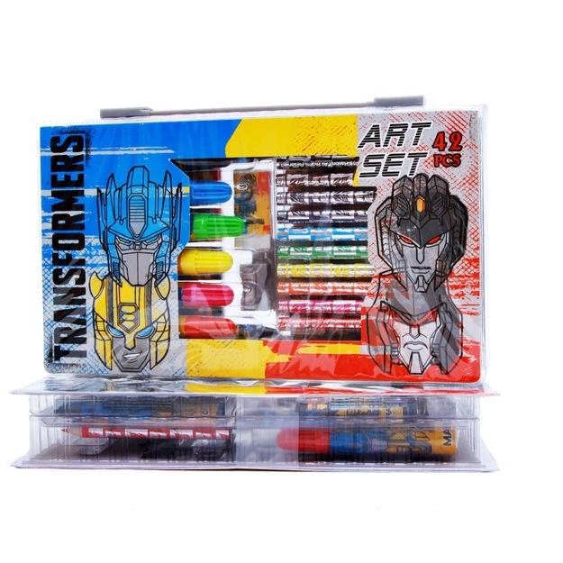 

Hot Sale - Transformer Art Set 42 pcs Adinata / Alat Mewarnai / Crayon Evergree