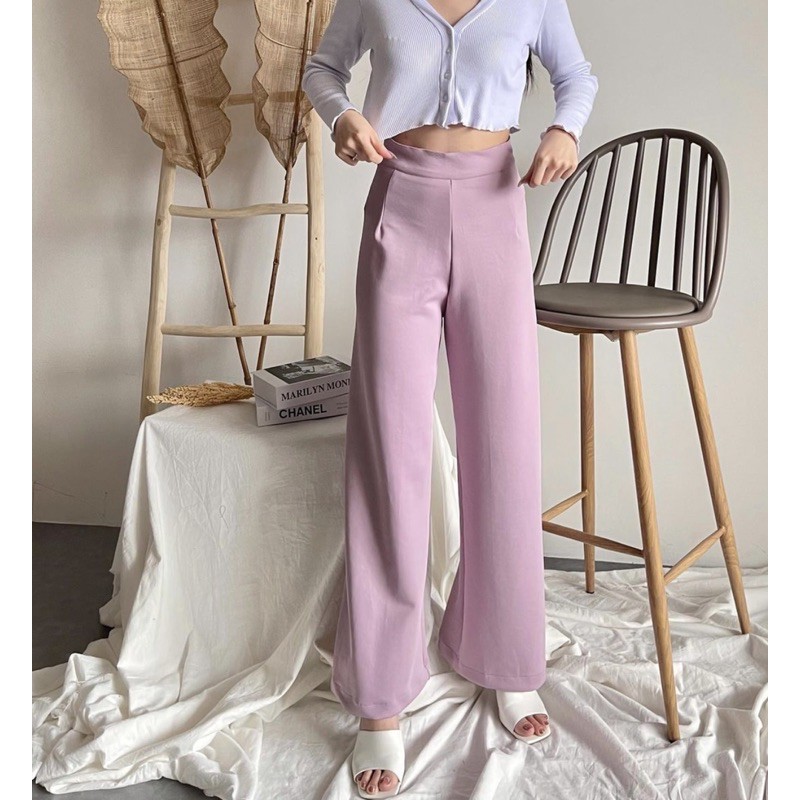 NABO - Dobi Pants ( lilac , cream , white , black )