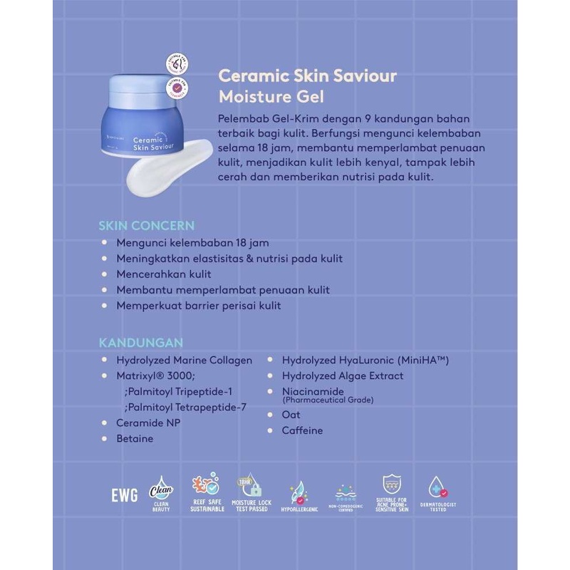 [SOMETHINC] Ceramic Skin Saviour Moisturizer Gel 50ml