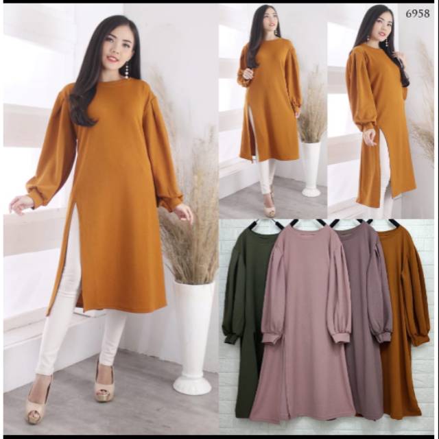 Tunik kaos rajut import. Tunik Import .