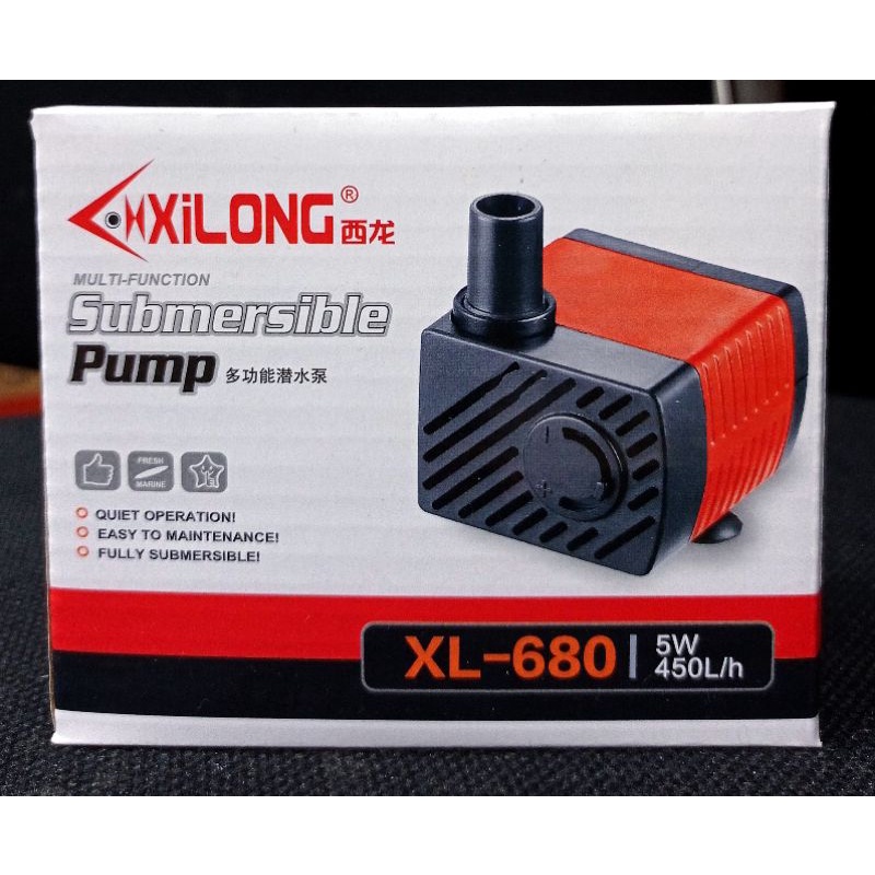 POMPA AQUARIUM SUBMERSIBLE PUMP XILONG XL 680