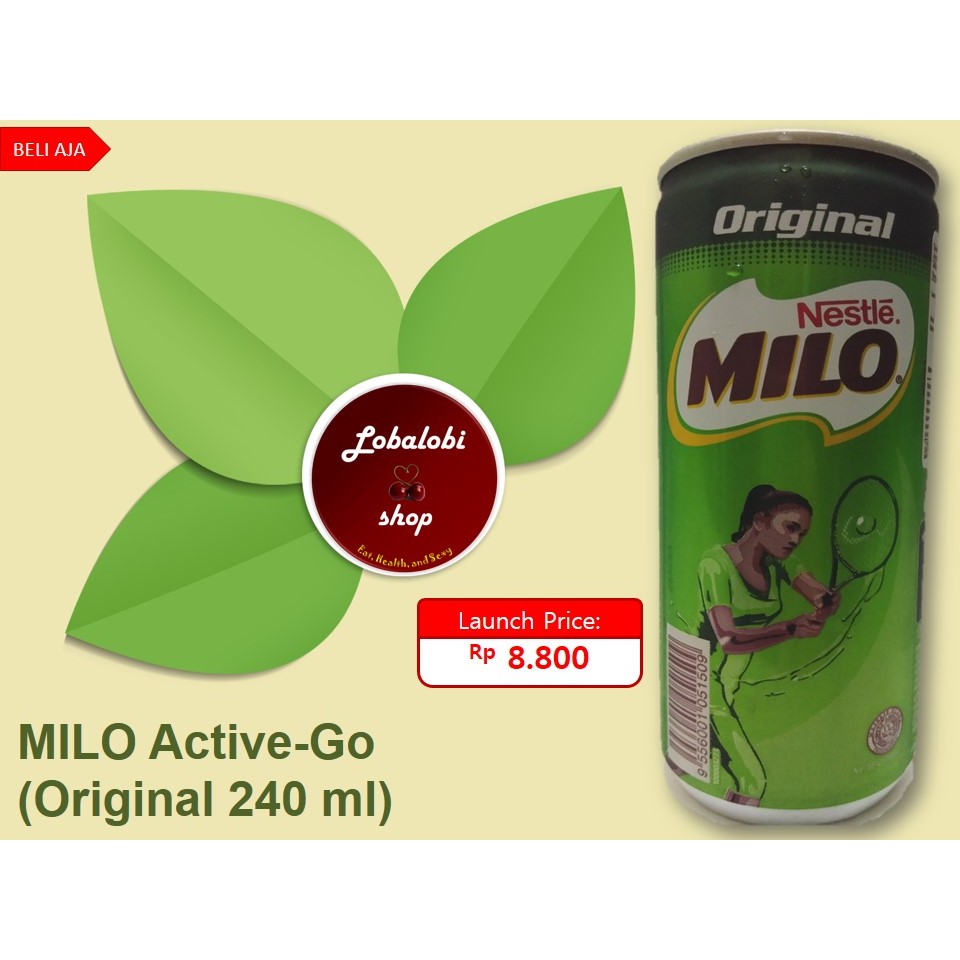 

MILO kaleng (Original) 240 ml