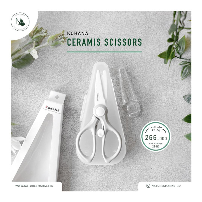 

jual Kohana Ceramic Scissors Grey