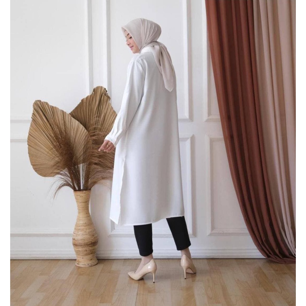 KIYOREN  KEMEJA TUNIC ALILYA BELAH SAMPING