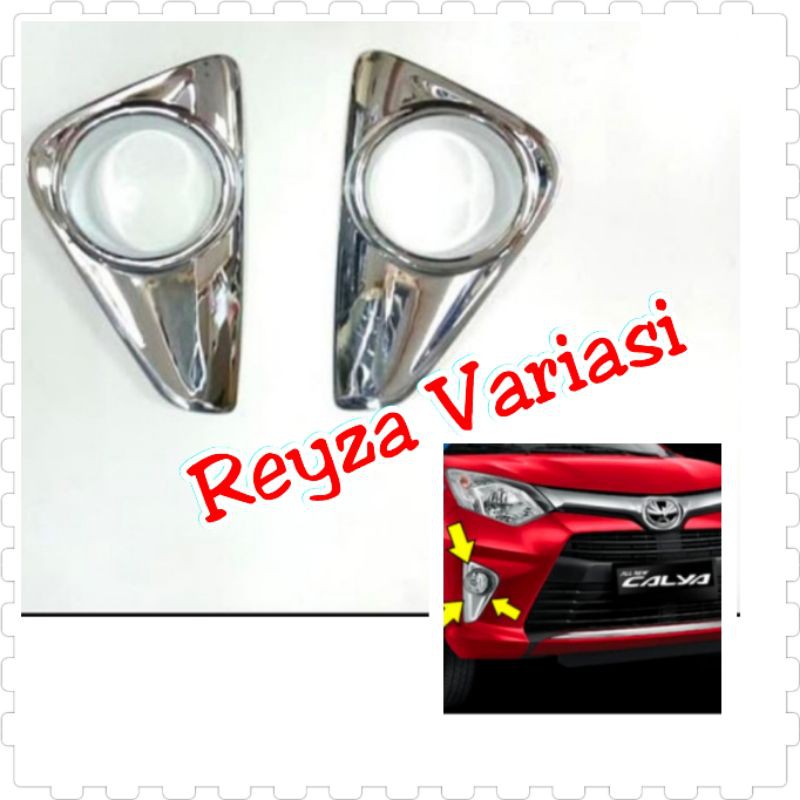 Garnish Lis Ring Foglamp Chrome Toyota Calya