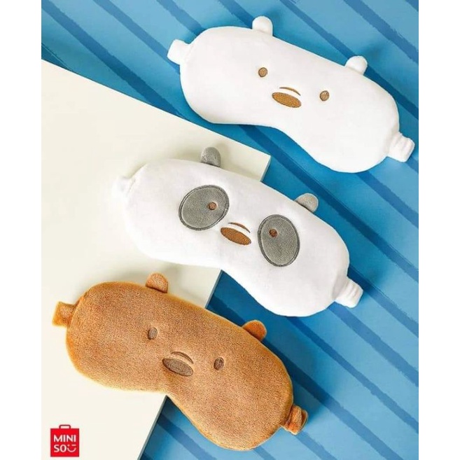 Miniso Penutup Mata We Bare Bears-Sleep Mask