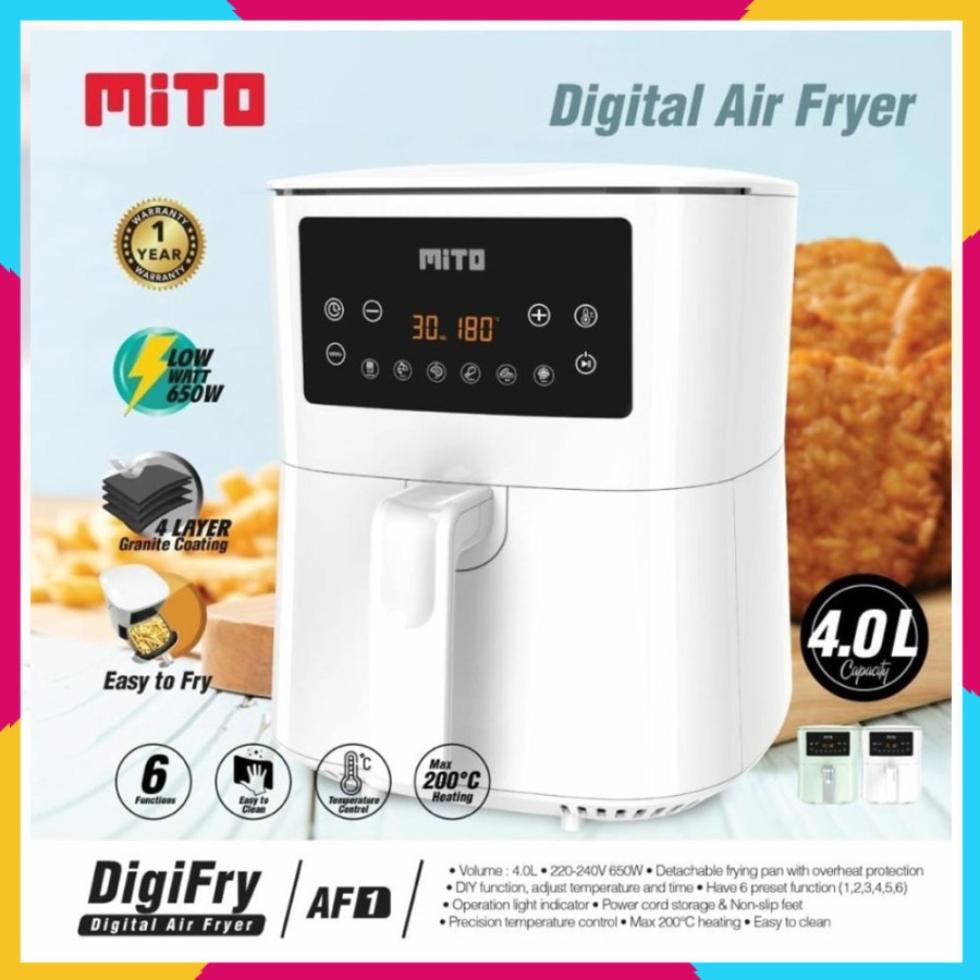 DIGIFRY - DIGITAL AIR FRYER MITO AF1 [ORIGINAL]