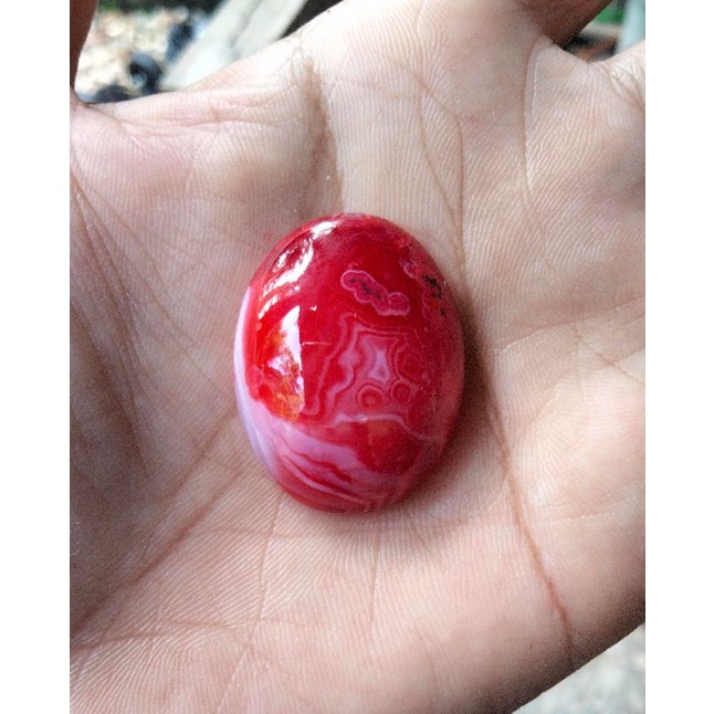 batu rubah merah kristal banyuwangi size jumbo