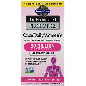 Garden of Life Probiotic Once Daily Womens 30 Vcap Pencernaan Imun Probiotik Wanita Probiotic Women