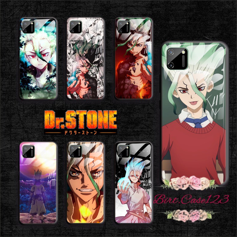 BC Case casing Gambar DR STONE back case glass iphone 5g 6g 6g+7g 7g+ 8g 8g+ x xr xs max 11 5,8 6,1