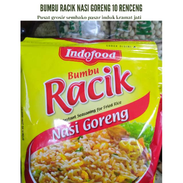 

Bumbu racik nasi goreng rencengan, @10 bungkus
