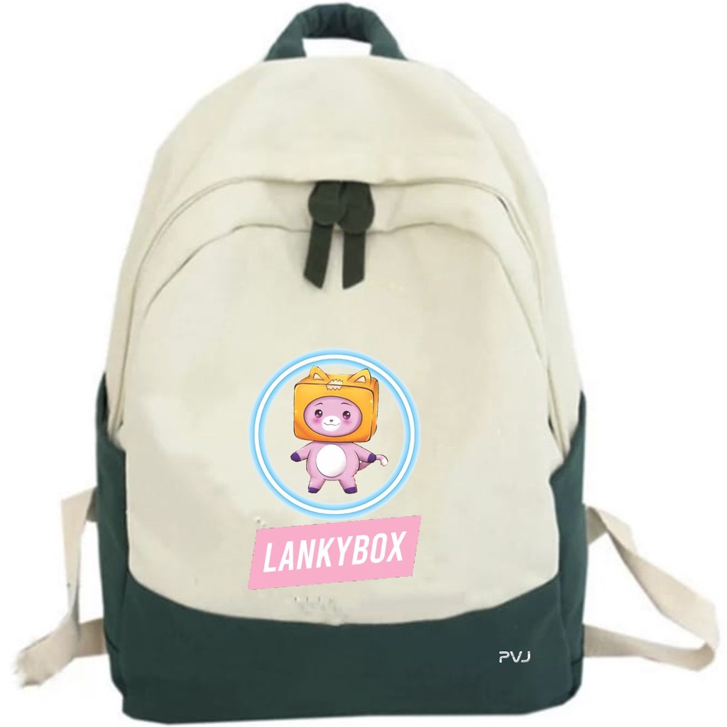 PVJ Tas lanxybox Ransel Anak Sekolah Laki laki dan Perempuan SD