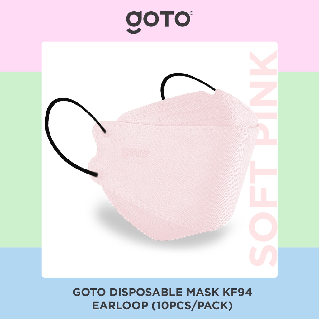Goto KF94 Disposable Mask 4 Ply Masker Earloop 4Ply Kesehatan KF 94-1