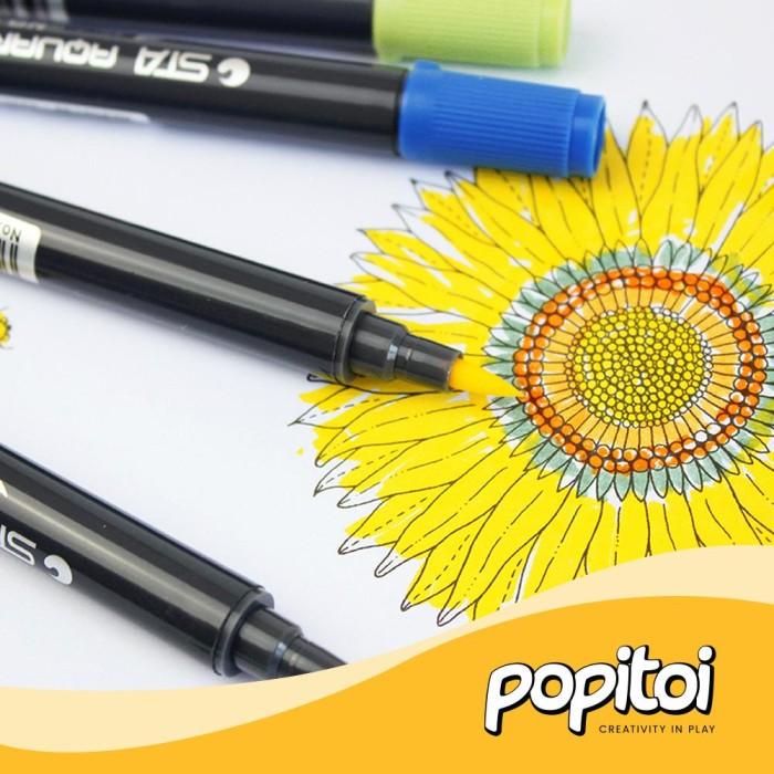 

STA Aquarelle Water Color Dual Tip Brush Pen