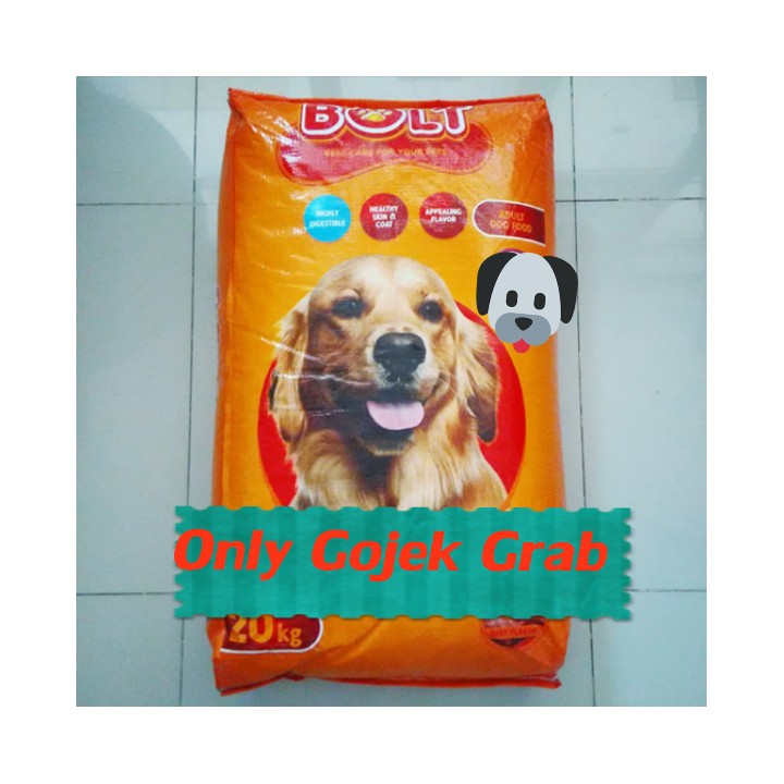 Bolt dog 20 Kg makanan anjing 20kg