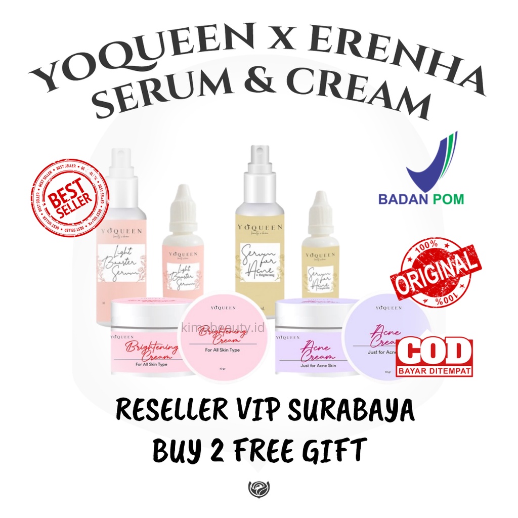 SERUM ACNE LIGHT BOOSTER CREAM BY YOQUEEN BEAUTY DERMA