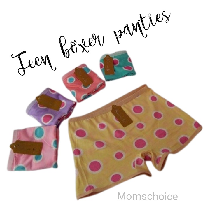 Cangcut wanita boxer import Cawet wanita murah Teen boxer panties Celana dalam boxer anak remaja wan