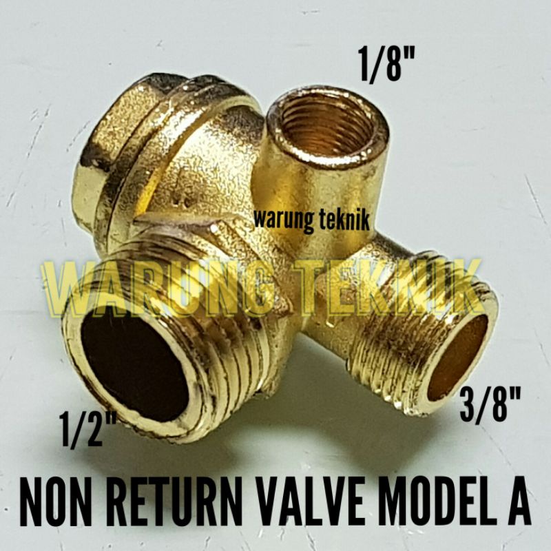 SPAREPART SPARE PART NEPEL KOMPRESSOR NON RETURN CHECK VALVE MODEL A