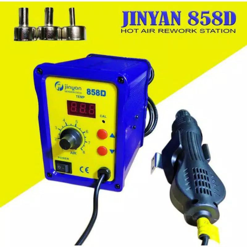 Blower Hot Air JINYAN 858D rework station solder uap