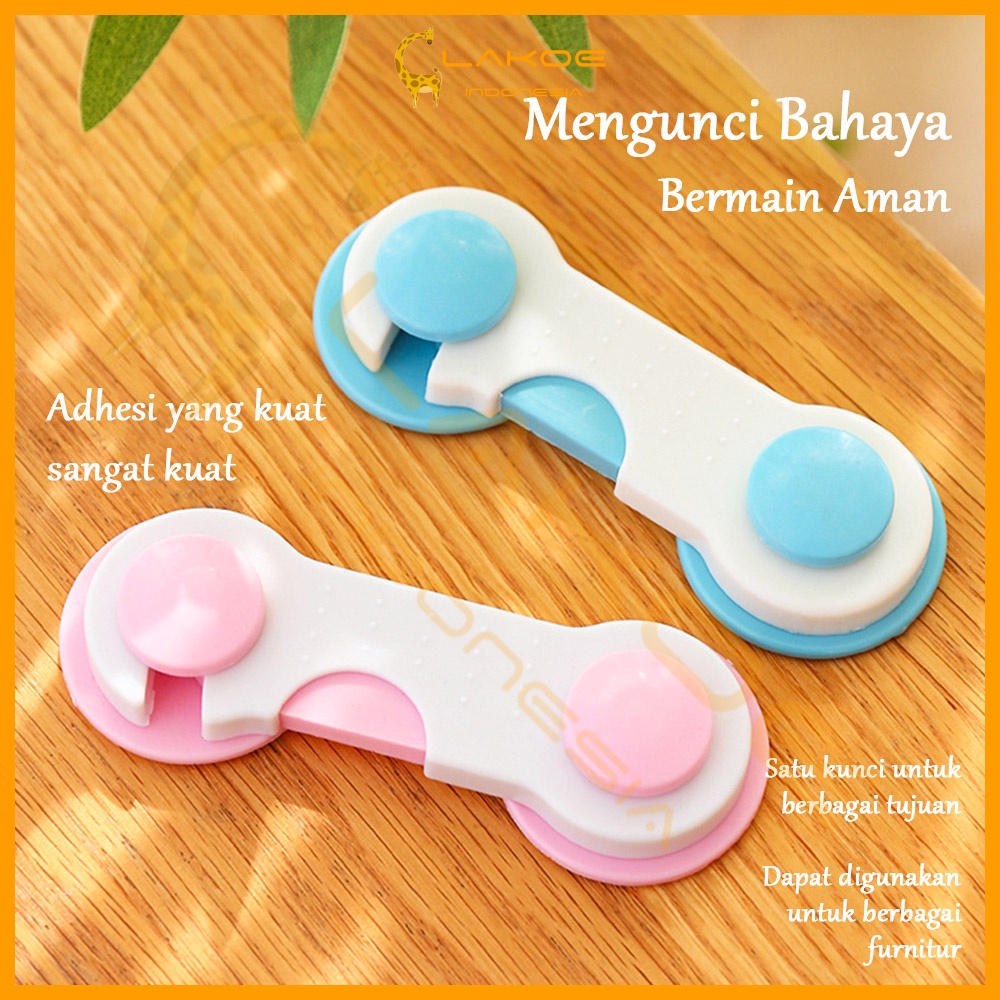 Pengunci Kulkas Kunci Lemari baby safety lock Pengaman Laci