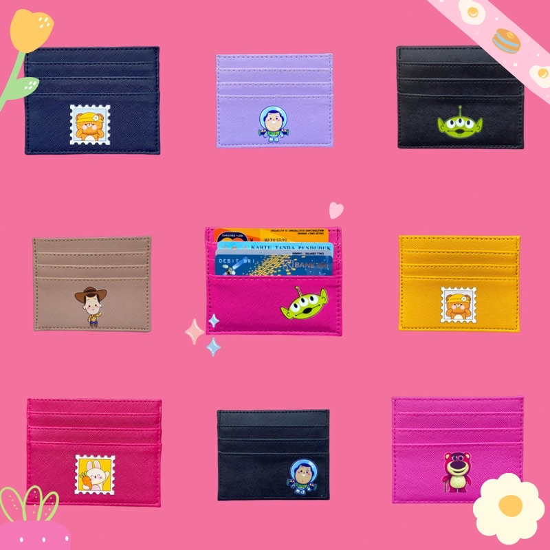 Card Holder | Dompet Kartu Aesthetic Karakter | Dompet Mini Lucu