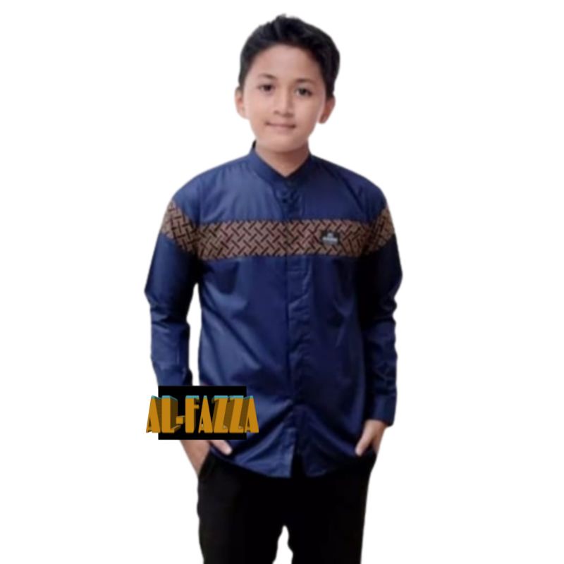 Baju Koko anak SD SMP / Koko anak motif terbaru Koko anak laki laki
