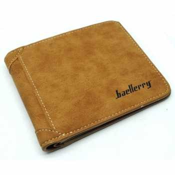 (COD) Baellerry Dompet Kulit Pria Bahan Nubuck IMPORT