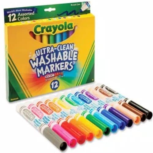 

Crayola Washable Marker Broadline 12