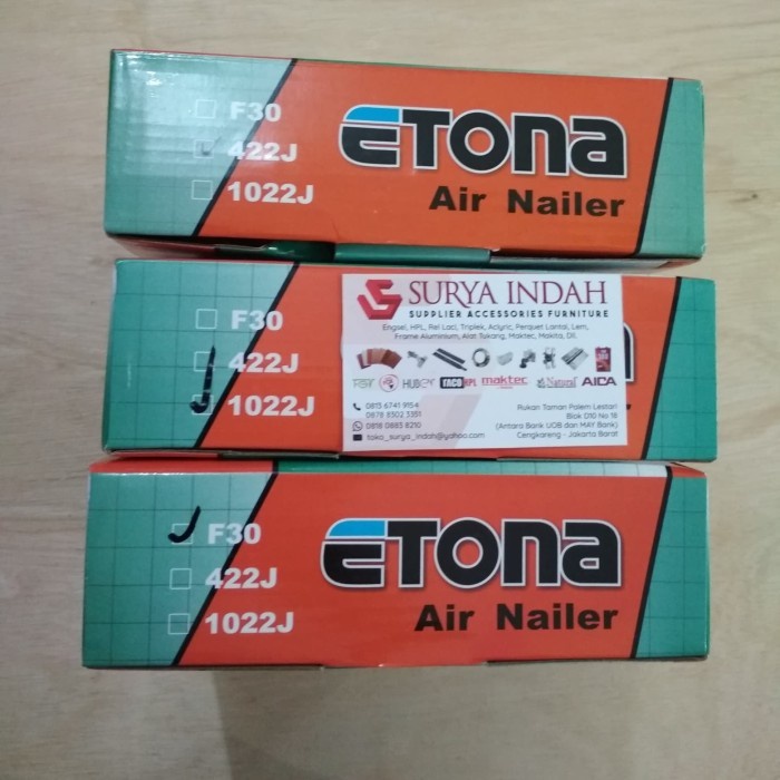 Paku tembak F30 F 30 "Etona" ASLI tembakan angin nails air gun