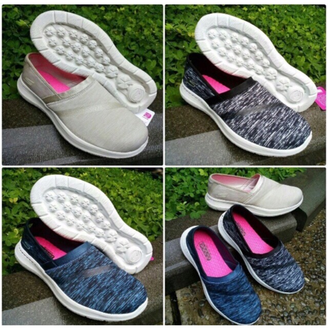 Skechers Go CITY sepatu wanita slip on flat skecher women  + Box Skechers