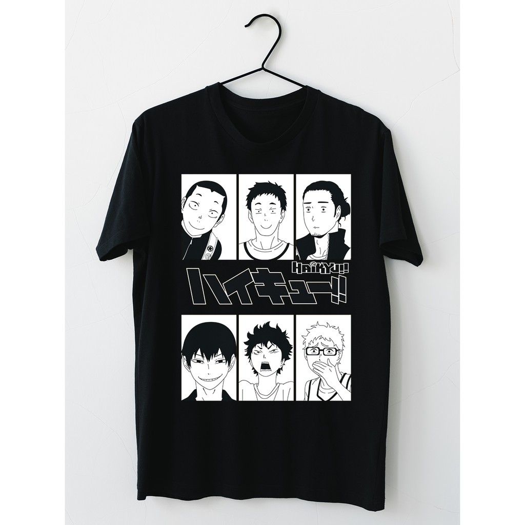  KAOS  ANIME HAIKYUU KARASUNO TEAM VOLLEYBALL CLUB DISTRO 