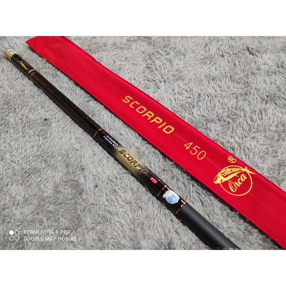 Joran Pancing Tegek Premium Orca Scorpio 360. 450. 540