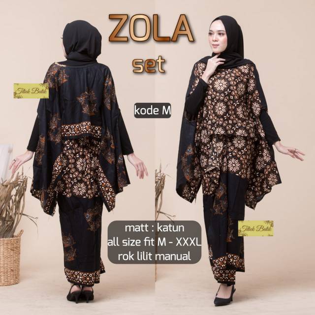 ZOLA SET ORI TITIEK BATIK / KEBAYA SET / SETELAN KEBAYA