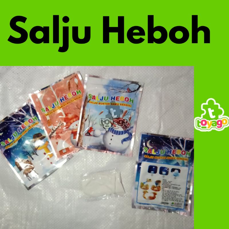 Mainan Salju Heboh Snow Instant Isi +-100 Pcs Grosir Murah