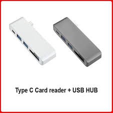 USB HUB Type C for Apple Macbook Windows 5 in 1 Card reader and Hub C