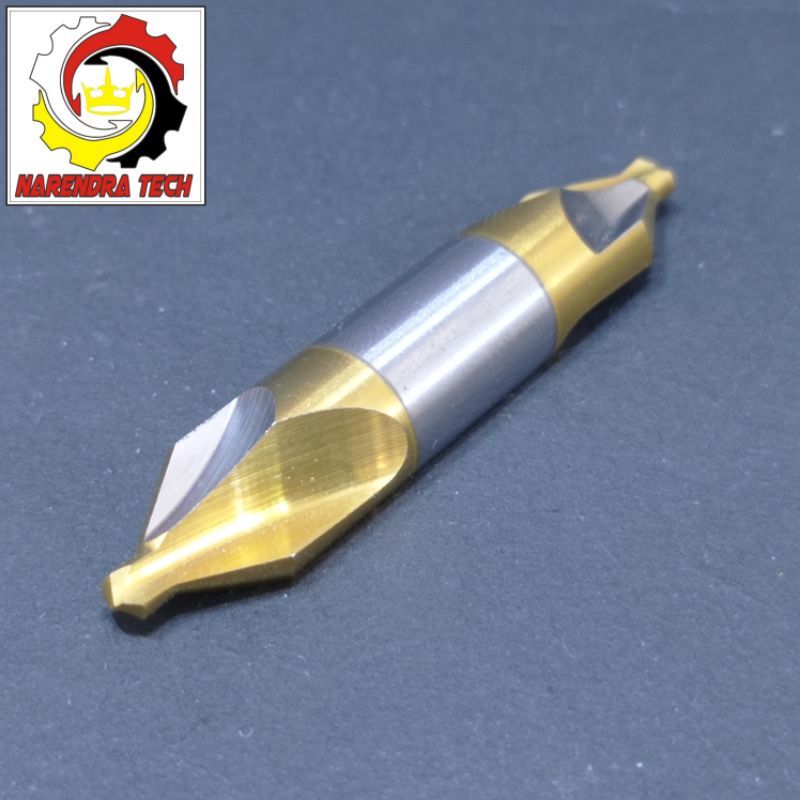 Center drill okabe model setengah lingkaran center drill 12mm 4x60°
