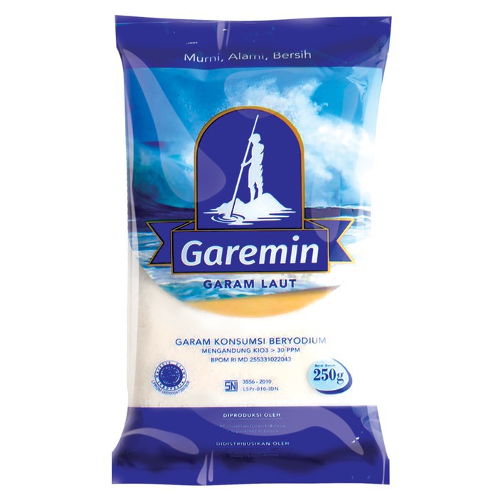 

GAREMIN GARAM DAPUR BERYODIUM TABLE SALT 250 GR