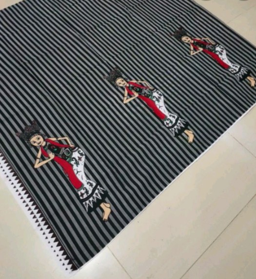 Kain Batik Solo Karakter Lurik Penari Bali