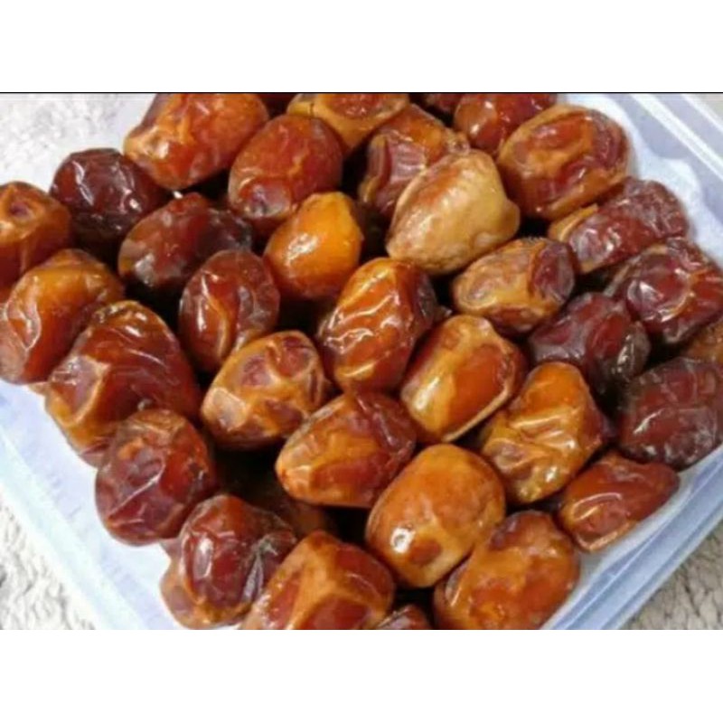 

Kurma Sukari 500gram / Kurma Raja Alqosem Madinah