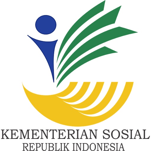 Emblem Bordir logo Kementerian Sosial Indonesia