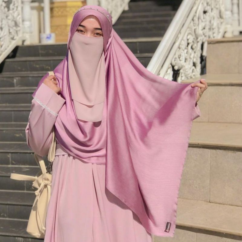 PASHMINA ALEENA SILK BY. ZIYADAH.ID FINISHING LASERCUT|| PASHMINA RAYYA SILK SERIES || PASHMINA CRIN